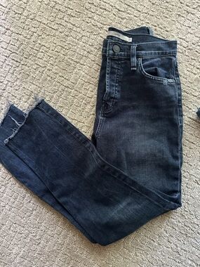 Hudson Holly style Jeans Dark Indigo Straight Leg Jeans